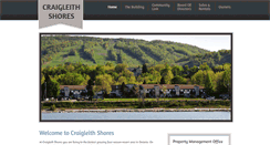 Desktop Screenshot of craigleithshores.com